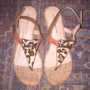 Antonio Melani leopard sandals
